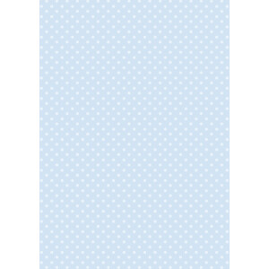 Kreativblatt DIN A4-Tupfen bleu/weiß, transparent