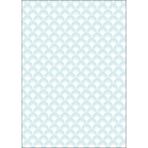 Kreativ/Designblatt DIN A4-Shine blue,TR alloverdruck