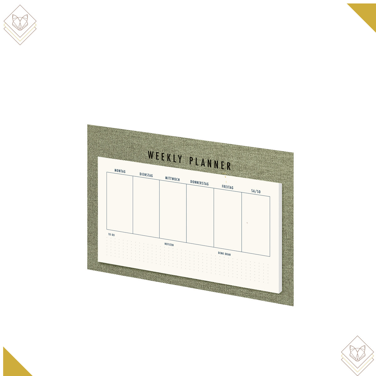 S.O.H.O. Special Line, Sage, Weekly Plan./HF, 52/240x135...