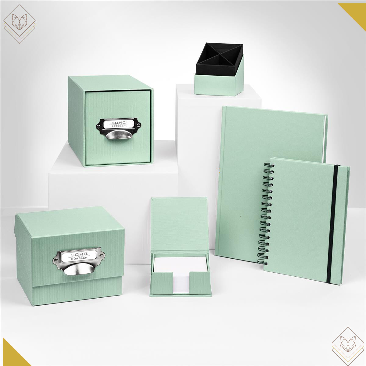 S.O.H.O. Mint - CD-Schubladenbox m. Griff - Rössler...