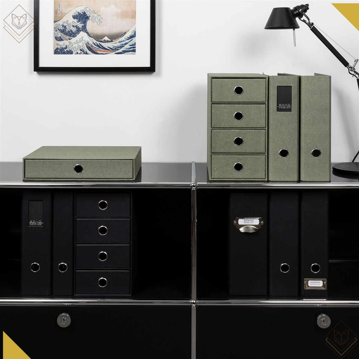 S.O.H.O. Special Line, Sage - Schubladenbox für DIN...