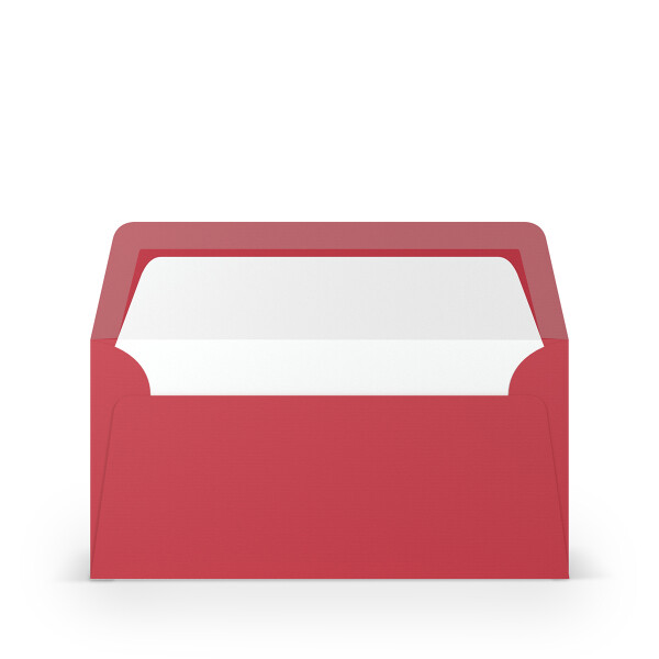 Paperado-Briefumschlag DL m. Sf., Rot