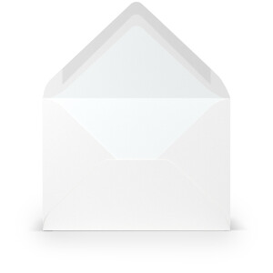 Paperado-Briefumschlag DIN C6 m. Sf., Weiß