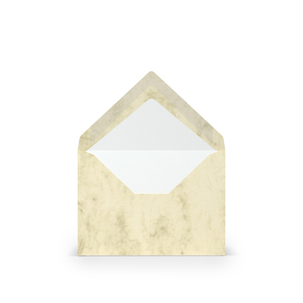 Paperado-Briefumschlag DIN C7 m. Sf., Chamois Marmora