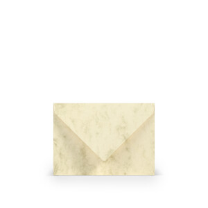 Paperado-Briefumschlag DIN C7 m. Sf., Chamois Marmora