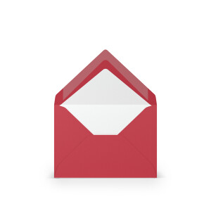 Paperado-Briefumschlag DIN C7 m. Sf., Rot
