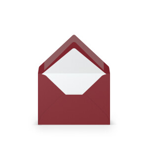 Paperado-Briefumschlag DIN C7 m. Sf., Rosso