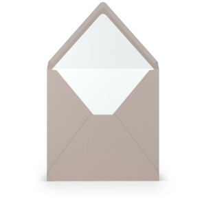 Paperado-Briefumschlag 164x164 m. Sf., Taupe