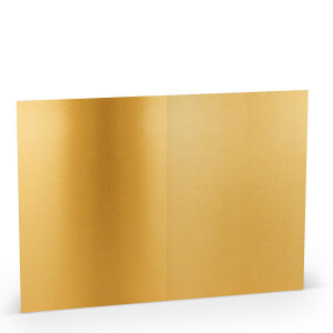 Paperado-Karte DIN A5 hd-pl, Gold