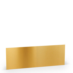 Paperado-Karte B6 280 g/m² ld-pl, Gold
