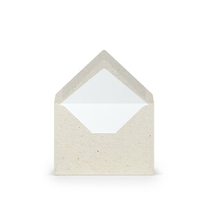 Paperado-Briefumschlag DIN C7 m. Sf, Terra Vanilla