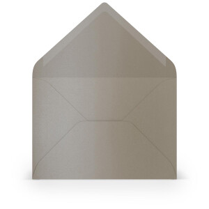 Paperado-Briefumschlag Ft.B6, taupe metallic