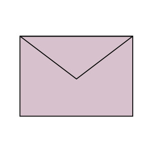 Paperado-Briefumschlag Ft.B6, violet metallic