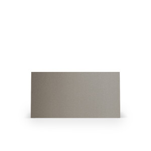 Paperado-Tischkarte 100x100, taupe metallic