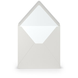 Paperado-Briefumschlag 164x164 m. Sf., Eisgrau