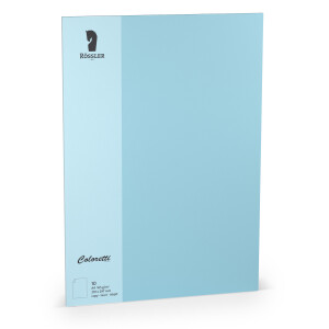 Coloretti-10er Pack DIN A4 165g/m², himmelblau