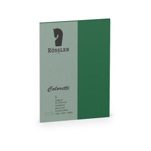 Coloretti-5er Pack Tischkarte A7, Forest