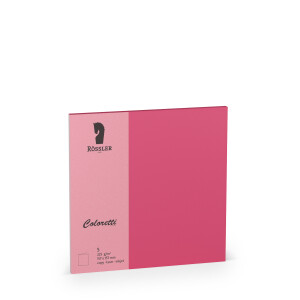 Coloretti-5er Pack Karte 157x157 hd, Pink