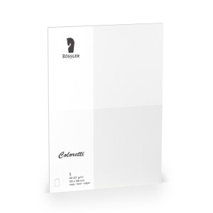Coloretti-5er Pack Karten DIN A6 hd-pl 225g/m², weiss