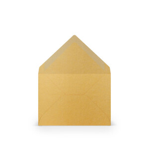 Paperado-5er Pack Briefumschläge DIN C7 , Gold