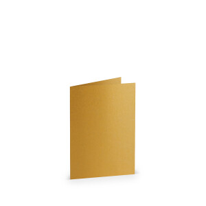 Paperado-5er Pack Karten DIN A7hd, Gold