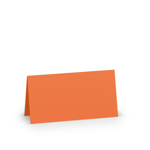 Paperado-5er Pack Tischkarten 100x100, Orange