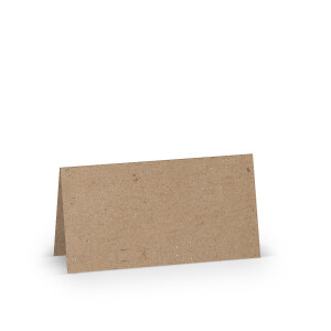 Paperado-5er Pack Tischkarten 100x100, Kraft