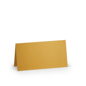 Paperado-5er Pack Tischkarten 100x100, Gold