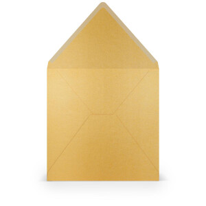 Paperado-5er Pack Briefumschläge 164x164,  Gold,
