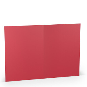 Paperado-5er Pack Karten DIN A5 hd-pl, Rot
