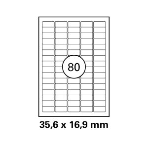LCI Etiketten 35,6 x 16,9 mm