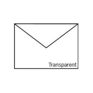 Fine Paper - Briefumschlag DIN C6, Transparent,...