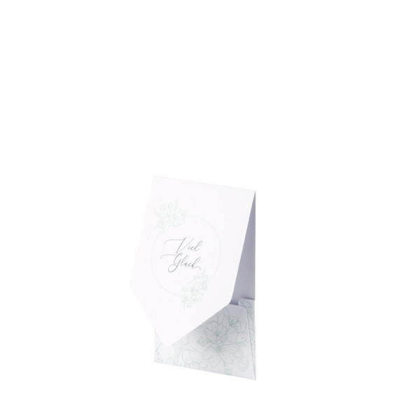 Pocketkarten-1/1/1 85x130 mm  Viel Glück