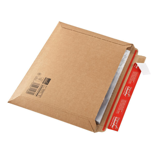 ColomPac® Versandtaschen mit Querbefüllung aus F-Welle braun 353 x 250 - A4