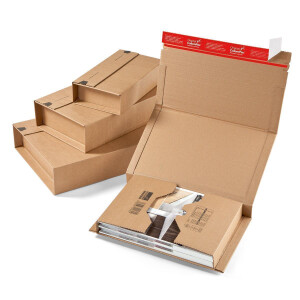 ColomPac® Flexible Wickelverpackung braun 198 x 135 x...