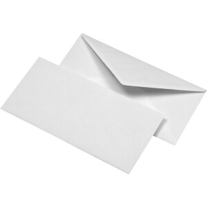 Briefumschläge DIN lang 100g/m² mit Seidenfutter