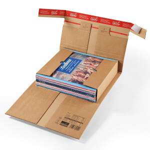 ColomPac® Verpackung mit Sicherungslaschen braun 371...