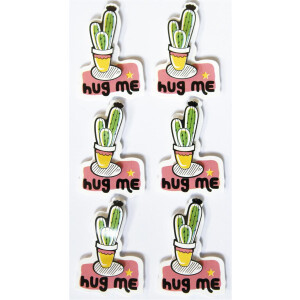 Sticker hug me Kaktus